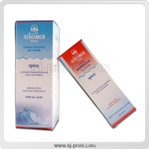 Industrial Folding Packaging Print Spray Box / Color Box